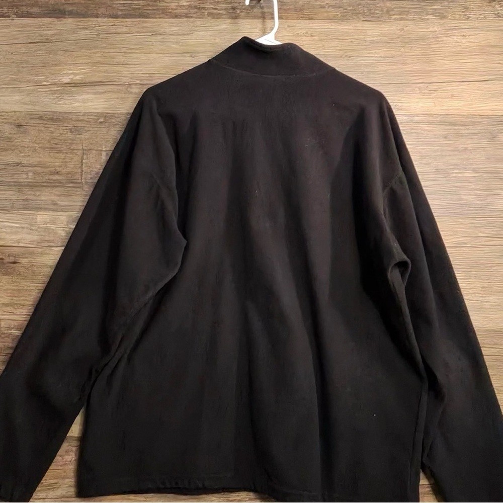 The North Face Black Quarter Zip Pullover - Picture 4 of 7